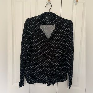 Men’s Kooples black button up shirt size XL